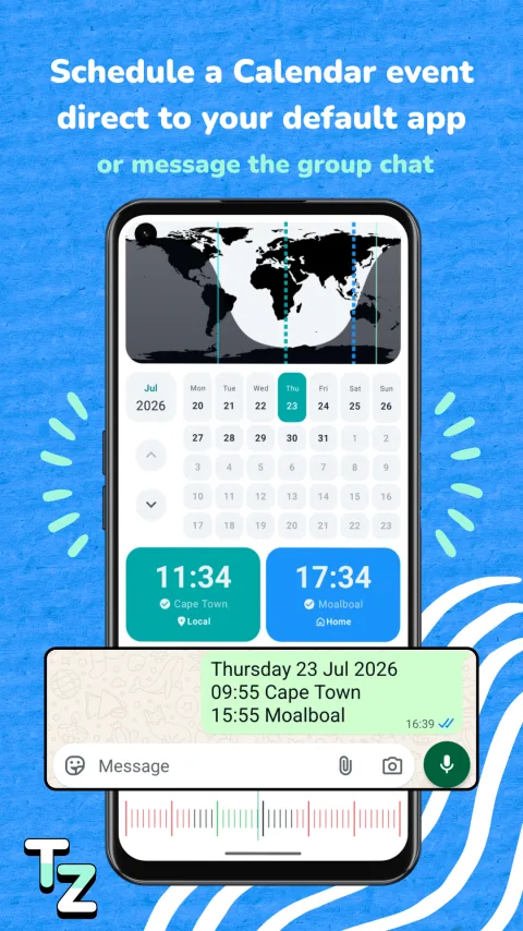 Timezoned on phone - screenshot 2