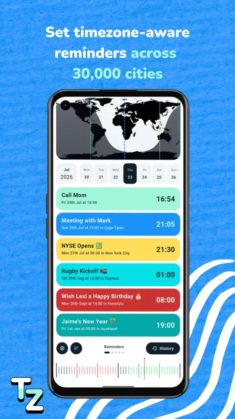 Timezoned on phone - screenshot 6